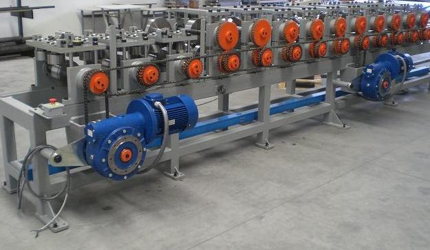 Shelving montants rollforming line